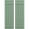 Ekena Millwork Americraft 5-Board, 2 Batten Exterior Real Wood Joined Board-n-Batten Shutters, ARW101BB518X33TGH, PR ARW101BB518X33TGH - alternate 1